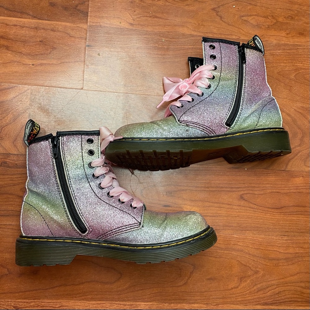 Rainbow glitter dr martens